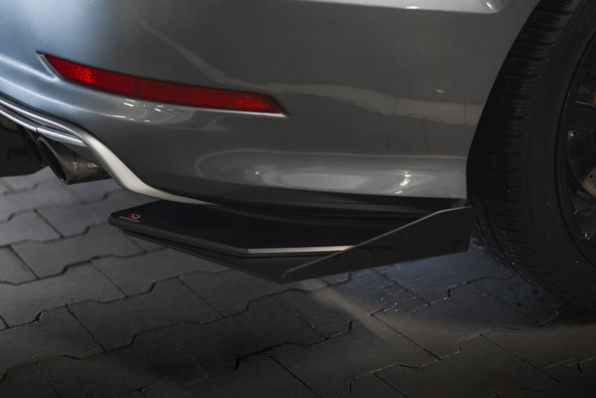 Diffusor Flaps passend für Audi S3 Limousine 8V schwarz Hochglanz