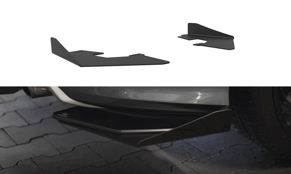 Diffusor Flaps passend für Audi S3 Limousine 8V schwarz Hochglanz