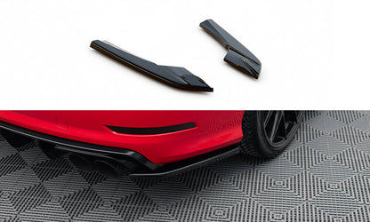 Diffusor Flaps passend für Audi S3 Limousine 8V schwarz Hochglanz