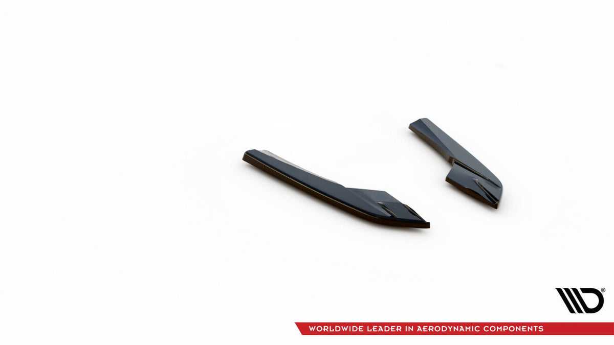 Diffusor Flaps passend für Audi S3 Limousine 8V schwarz Hochglanz