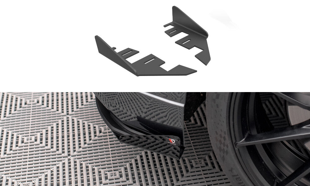 Diffusor Flaps passend für Audi S3 Sportback 8V FL schwarz Hochglanz