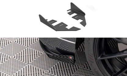 Diffusor Flaps passend für Audi S3 Sportback 8V FL schwarz Hochglanz