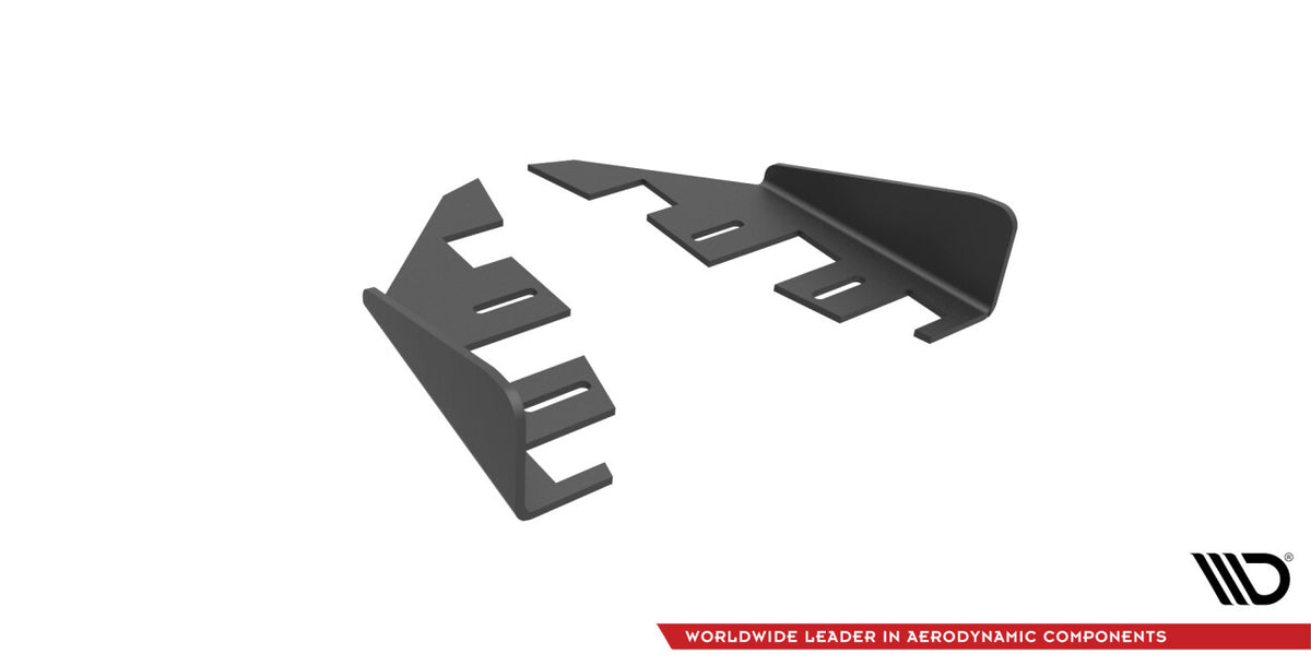 Diffusor Flaps passend für Audi S3 Sportback 8V FL schwarz Hochglanz