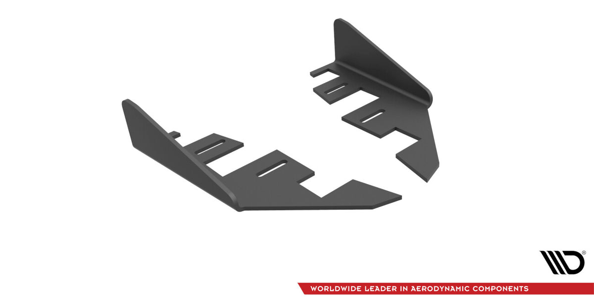 Diffusor Flaps passend für Audi S3 Sportback 8V FL schwarz Hochglanz