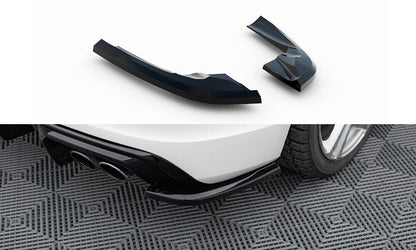 Diffusor Flaps passend für Audi S3 Sportback 8V schwarz Hochglanz