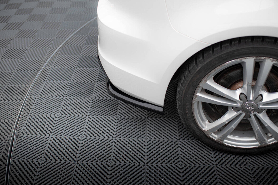 Diffusor Flaps passend für Audi S3 Sportback 8V schwarz Hochglanz