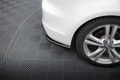 Diffusor Flaps passend für Audi S3 Sportback 8V schwarz Hochglanz