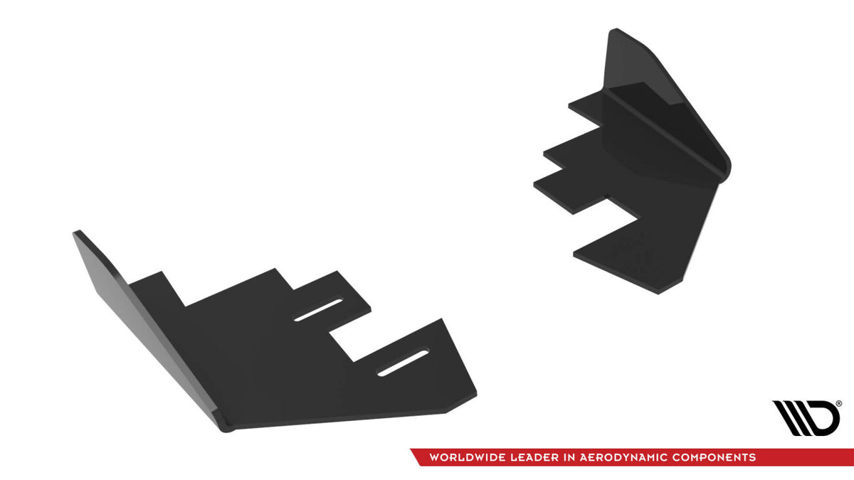 Diffusor Flaps passend für Audi S3 Sportback 8Y FL schwarz Hochglanz
