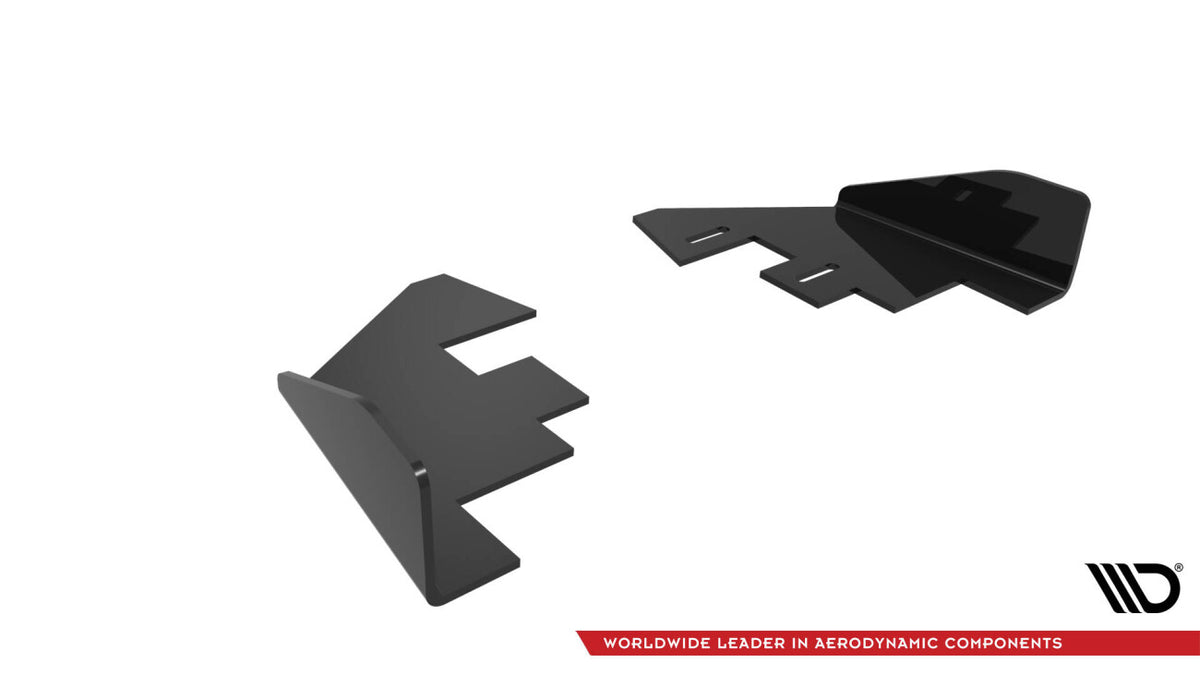 Diffusor Flaps passend für Audi S3 Sportback 8Y FL schwarz Hochglanz