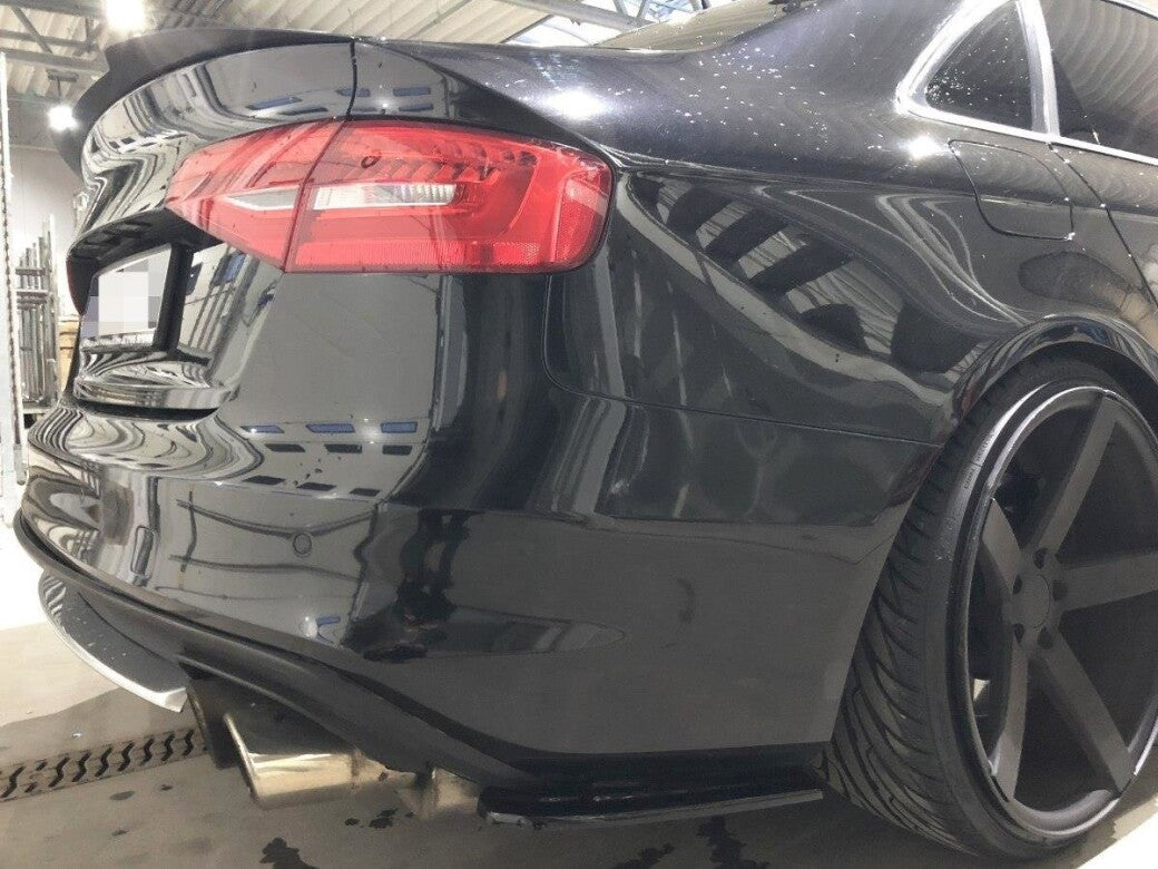 Diffusor Flaps passend für Audi S4 B8 FL schwarz Hochglanz