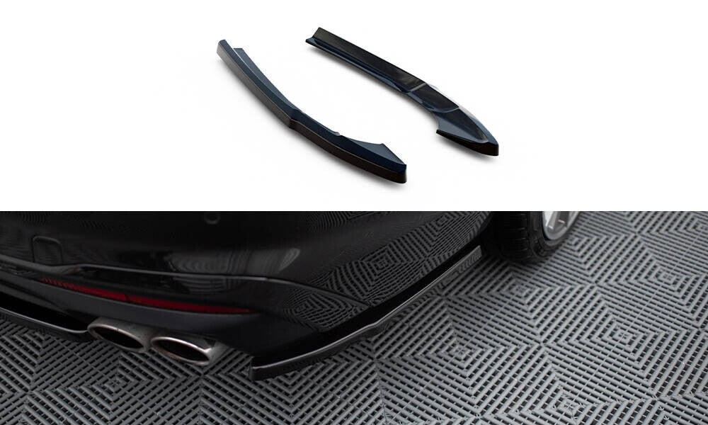 Diffusor Flaps passend für Audi S4 B9 FL schwarz Hochglanz