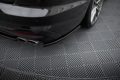 Diffusor Flaps passend für Audi S4 B9 FL schwarz Hochglanz