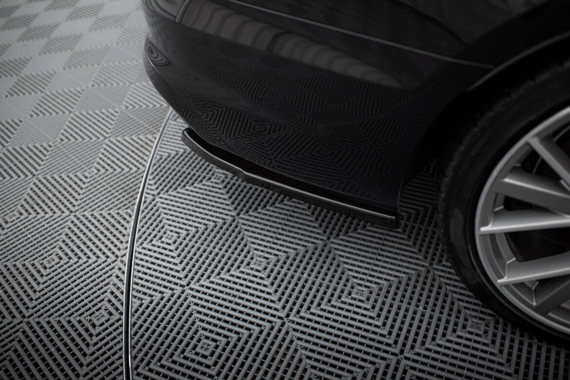 Diffusor Flaps passend für Audi S4 B9 FL schwarz Hochglanz
