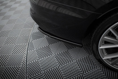 Diffusor Flaps passend für Audi S4 B9 FL schwarz Hochglanz