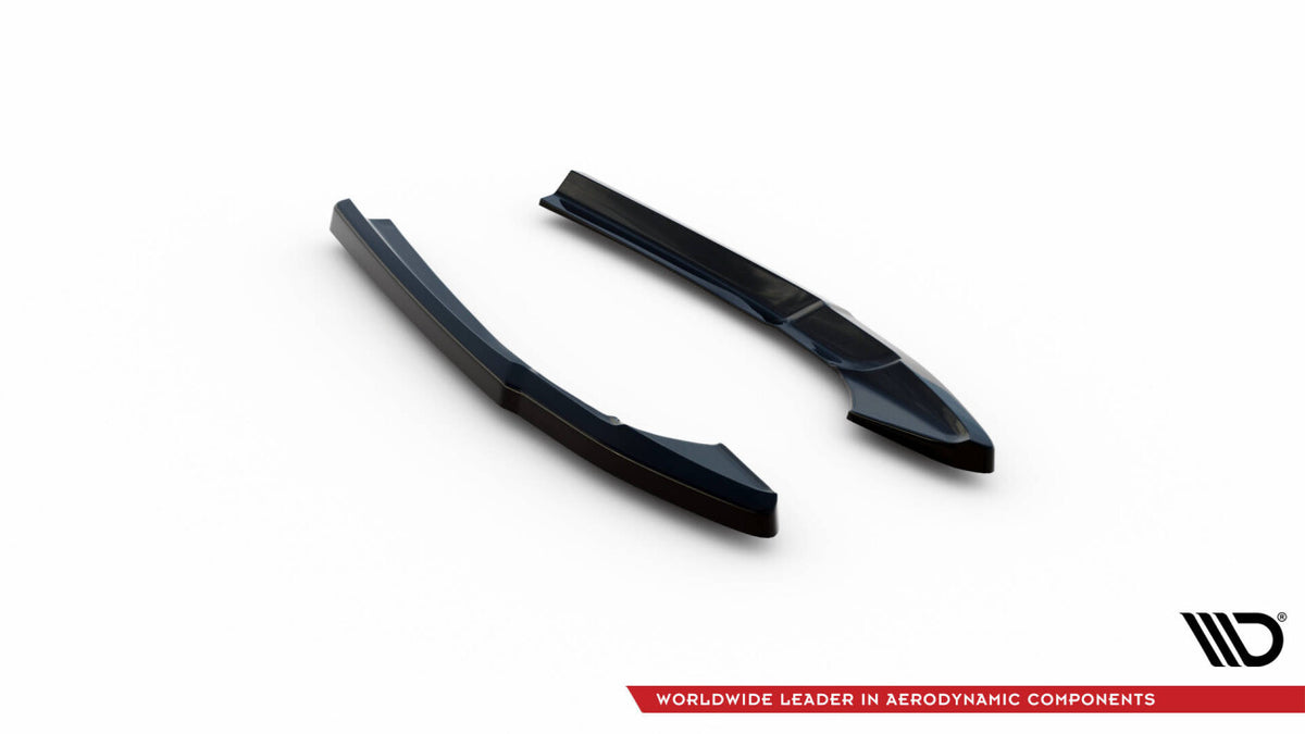 Diffusor Flaps passend für Audi S4 B9 FL schwarz Hochglanz