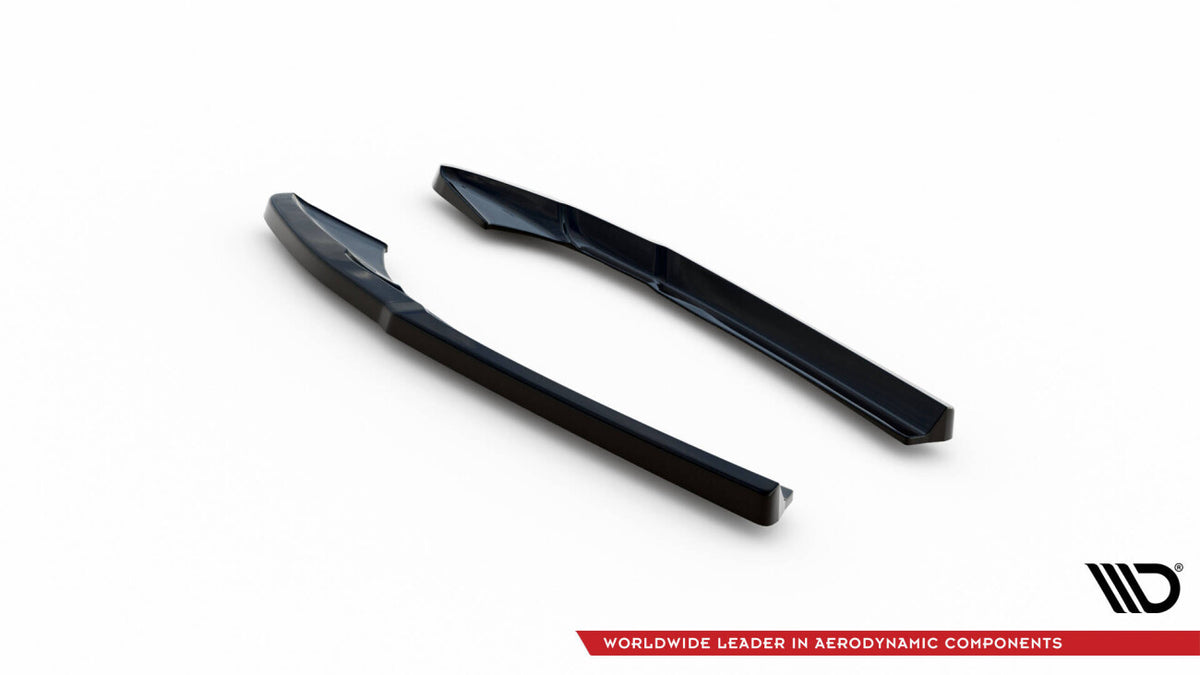 Diffusor Flaps passend für Audi S4 B9 FL schwarz Hochglanz