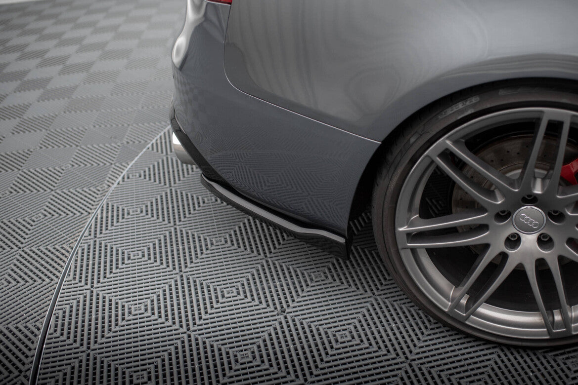 Diffusor Flaps passend für Audi S5 / A5 S-Line 8T FL schwarz Hochglanz