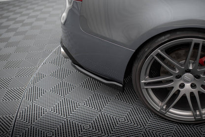 Diffusor Flaps passend für Audi S5 / A5 S-Line 8T FL schwarz Hochglanz