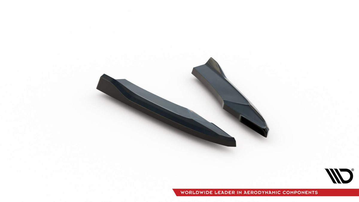 Diffusor Flaps passend für Audi S5 / A5 S-Line 8T FL schwarz Hochglanz