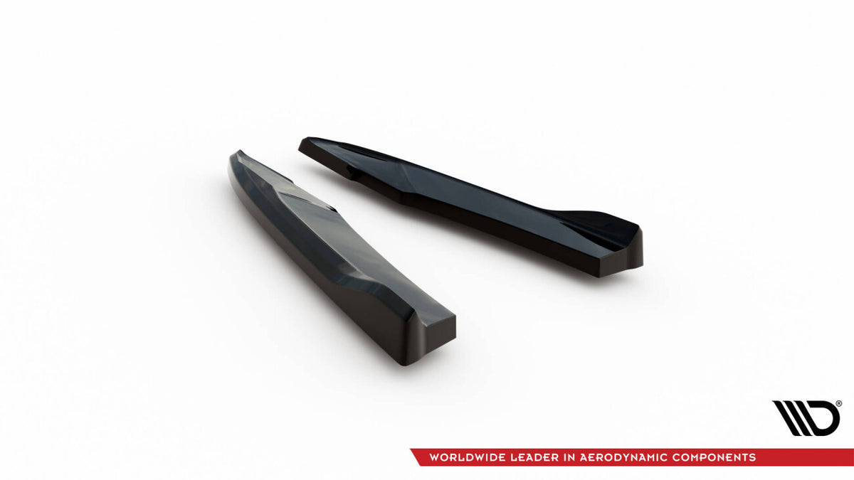Diffusor Flaps passend für Audi S5 / A5 S-Line 8T FL schwarz Hochglanz