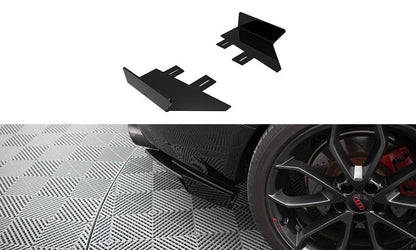 Diffusor Flaps passend für Audi S5 / A5 S-Line Coupe / Cabriolet 8T schwarz Hochglanz
