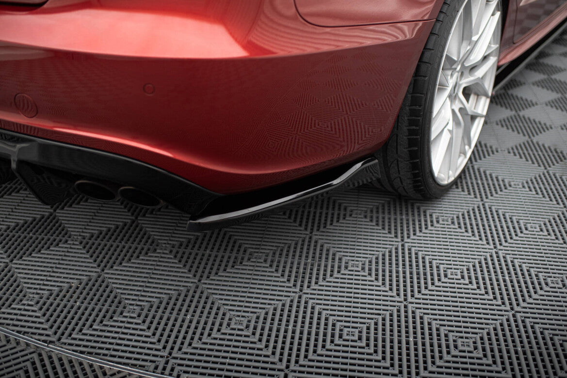 Diffusor Flaps passend für Audi S5 / A5 S-Line Sportback 8T schwarz Hochglanz