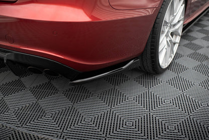 Diffusor Flaps passend für Audi S5 / A5 S-Line Sportback 8T schwarz Hochglanz