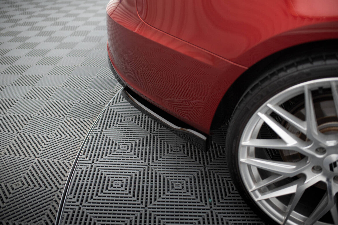 Diffusor Flaps passend für Audi S5 / A5 S-Line Sportback 8T schwarz Hochglanz