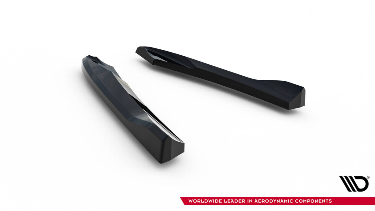 Diffusor Flaps passend für Audi S5 / A5 S-Line Sportback 8T schwarz Hochglanz