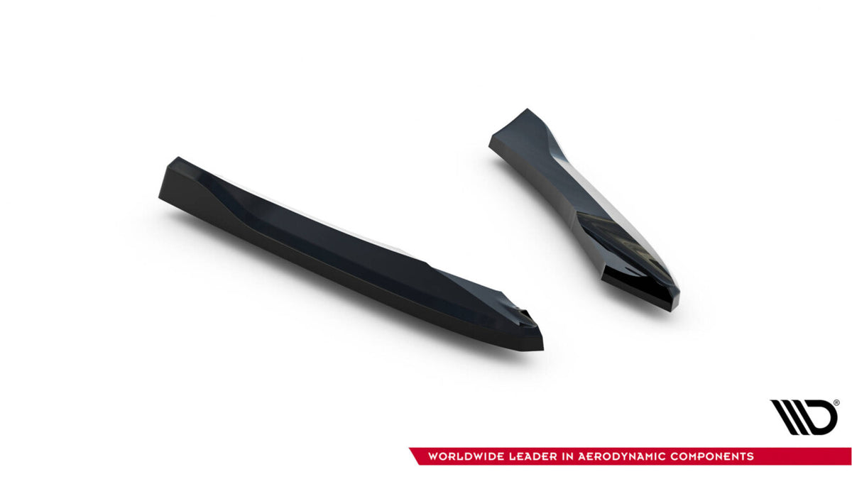 Diffusor Flaps passend für Audi S5 / A5 S-Line Sportback 8T schwarz Hochglanz