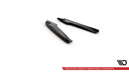 Diffusor Flaps passend für Audi S5 Coupe / Sportback F5 schwarz Hochglanz
