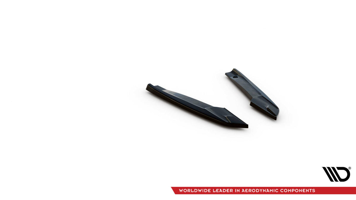 Diffusor Flaps passend für Audi S5 Coupe / Sportback F5 schwarz Hochglanz