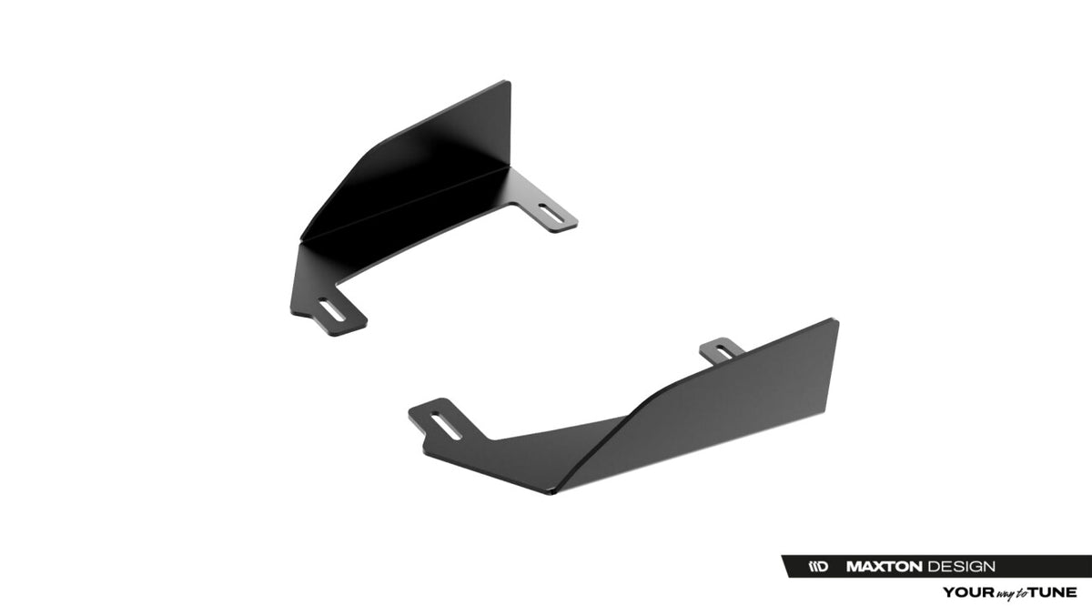 Diffusor Flaps passend für Audi S5 Limousine / Avant B10 schwarz Hochglanz