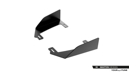 Diffusor Flaps passend für Audi S5 Limousine / Avant B10 schwarz Hochglanz