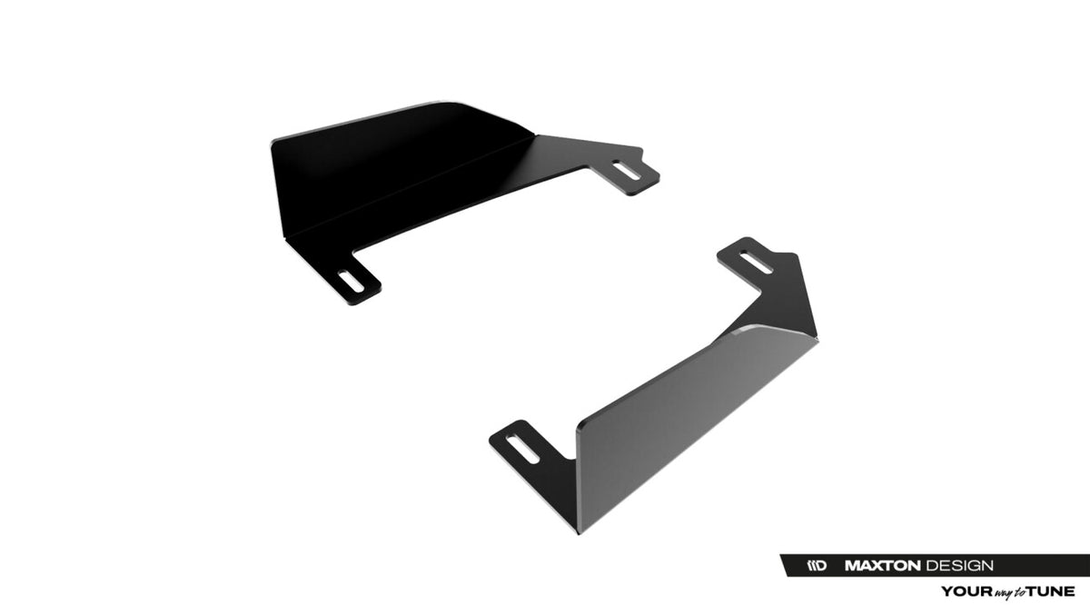 Diffusor Flaps passend für Audi S5 Limousine / Avant B10 schwarz Hochglanz