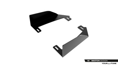 Diffusor Flaps passend für Audi S5 Limousine / Avant B10 schwarz Hochglanz