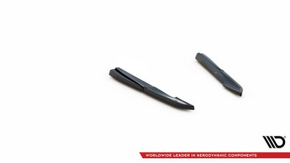 Diffusor Flaps passend für Audi S5 Sportback / Coupe F5 FL schwarz Hochglanz