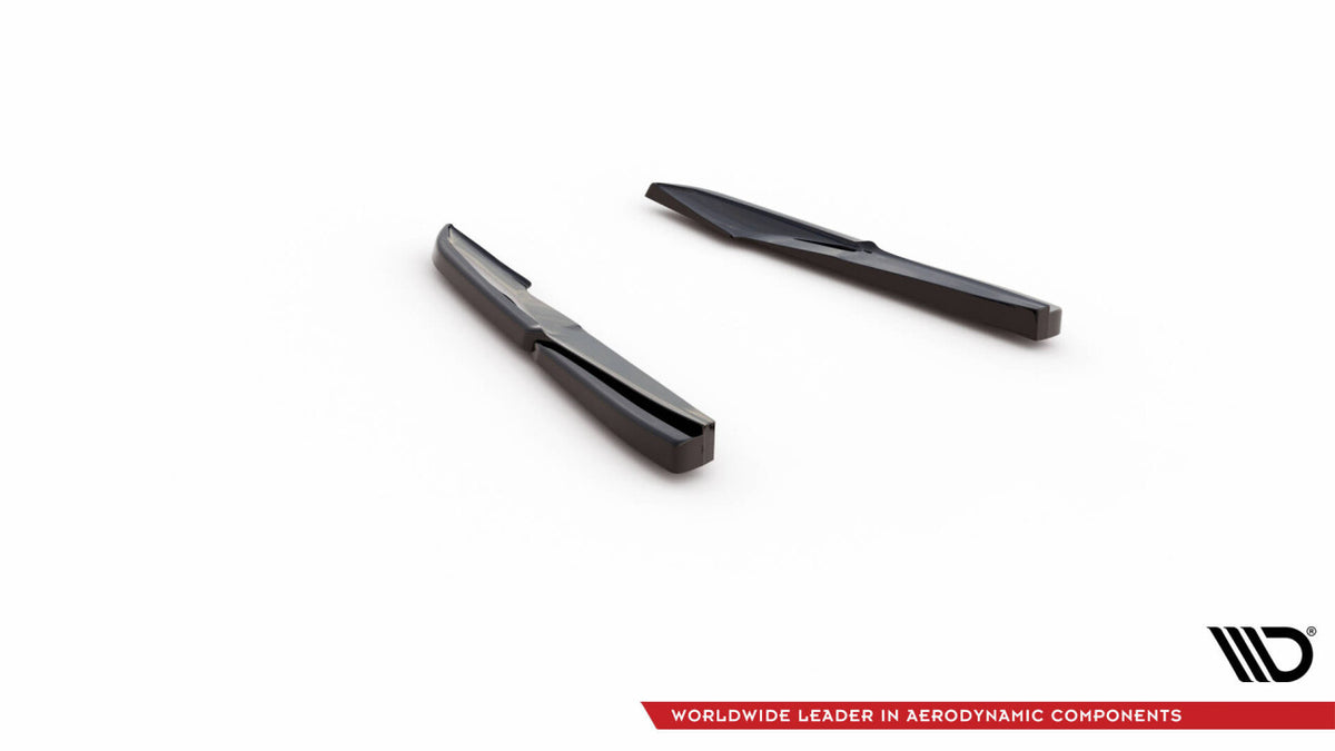 Diffusor Flaps passend für Audi S5 Sportback / Coupe F5 FL schwarz Hochglanz