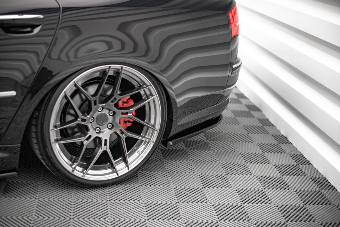 Diffusor Flaps passend für Audi S8 D3 schwarz Hochglanz