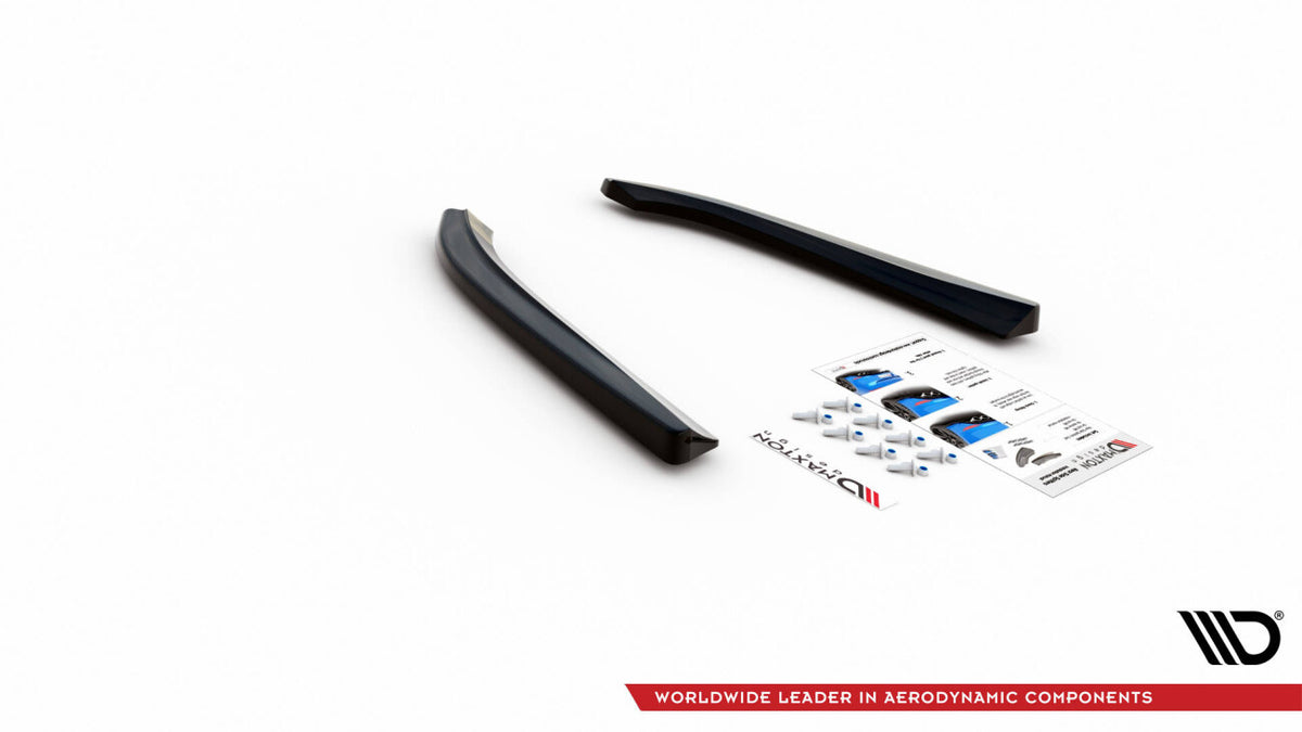 Diffusor Flaps passend für Audi S8 D3 schwarz Hochglanz