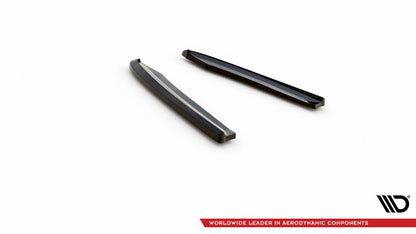 Diffusor Flaps passend für Audi S8 D4 schwarz Hochglanz