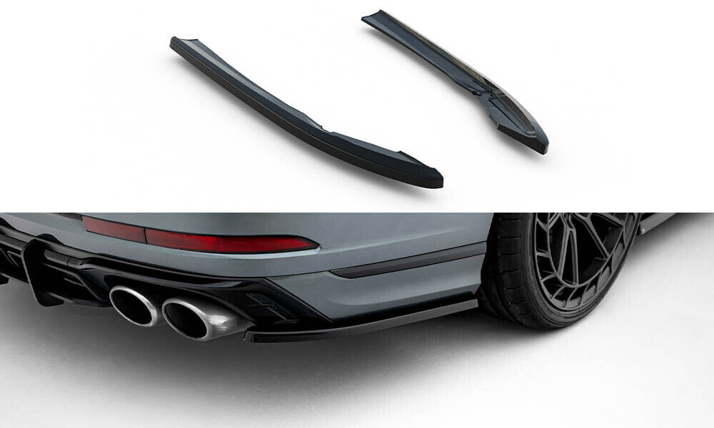 Diffusor Flaps passend für Audi S8 D5 FL schwarz Hochglanz