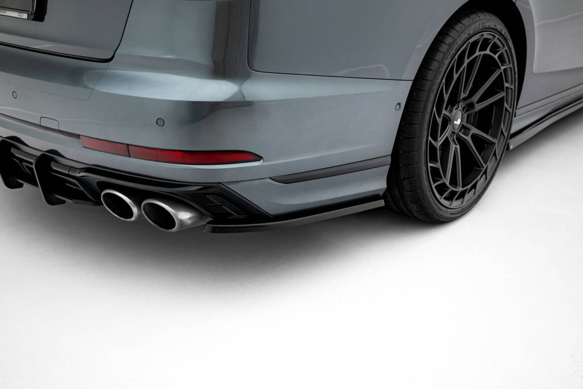 Diffusor Flaps passend für Audi S8 D5 FL schwarz Hochglanz