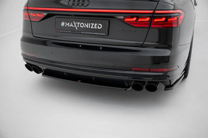 Diffusor Flaps passend für Audi S8 D5 schwarz Hochglanz