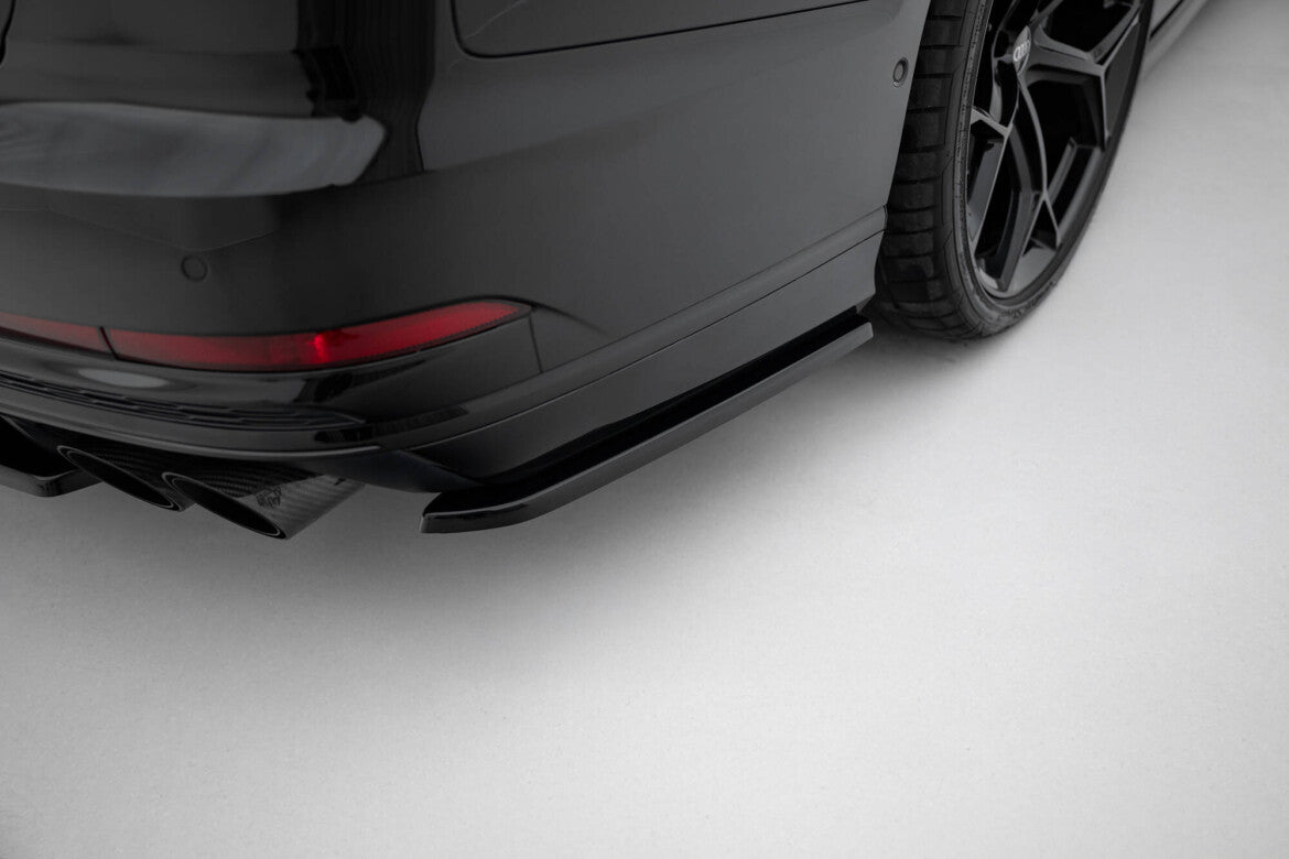 Diffusor Flaps passend für Audi S8 D5 schwarz Hochglanz