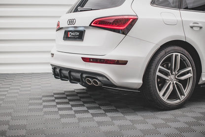 Diffusor Flaps passend für Audi SQ5 Mk1 (8R) schwarz Hochglanz