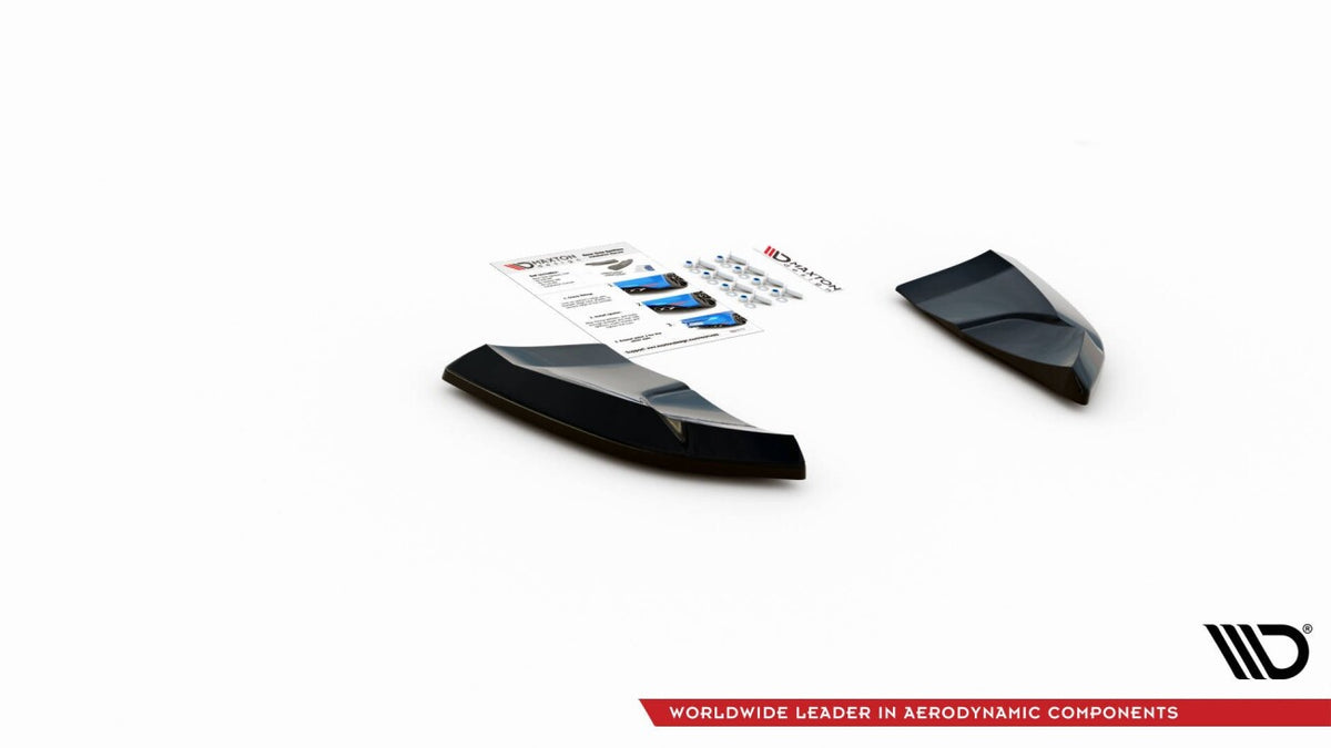 Diffusor Flaps passend für Audi SQ5 Mk1 (8R) schwarz Hochglanz