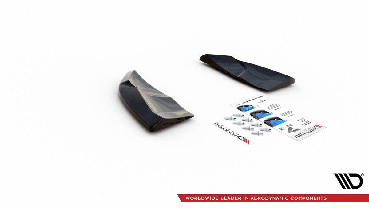 Diffusor Flaps passend für Audi SQ5 Mk1 (8R) schwarz Hochglanz