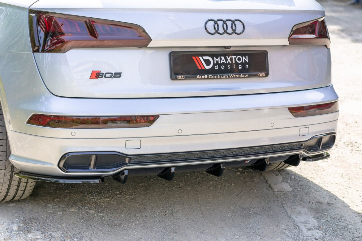 Diffusor Flaps passend für Audi SQ5/Q5 S-line Mk2 schwarz Hochglanz