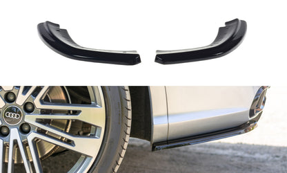 Diffusor Flaps passend für Audi SQ5/Q5 S-line Mk2 schwarz Hochglanz